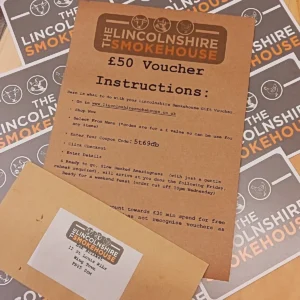 £50 voucher for the Lincolnshire Smokehouse.